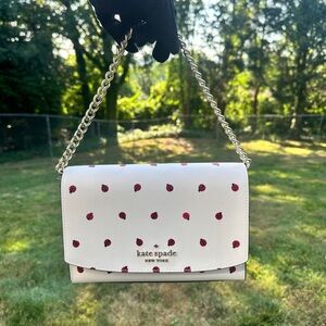 Kate Spade NWT Lady Bug Convertible Bag Purse with 2 straps and dust bag R$349